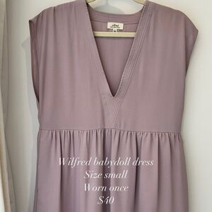 Wilfred Babydoll Dress